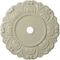 Ekena Millwork Angel Ceiling Medallion (Fits Canopies up to 15 3/4"), 32 1/4"OD x 3 5/8"ID x 1 1/8"P, Clear Yellow CM32ANCYF - alternate 1